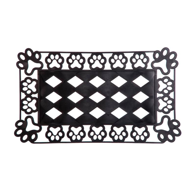 32" x 18.5" Paw Prints Sassafras Mat Tray