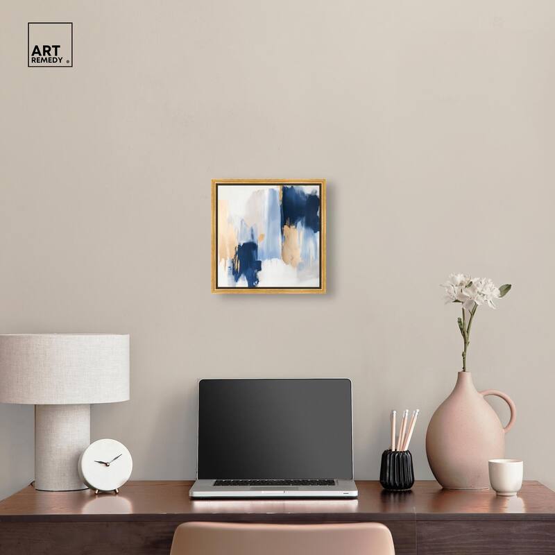 Tranquil Blue Depths I Canvas by Art Remedy