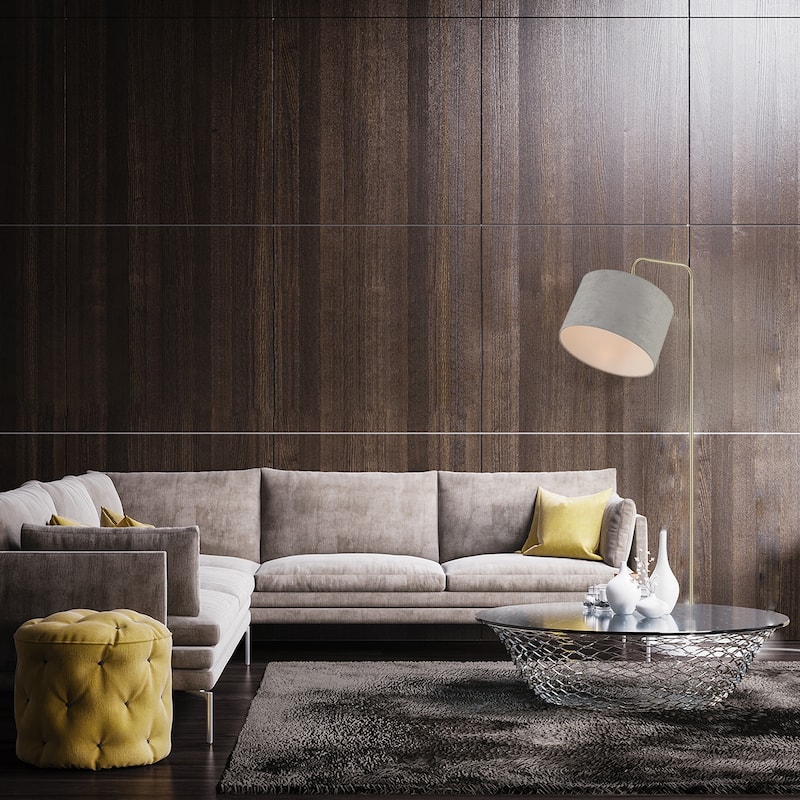 Barden 58" Floor Lamp with Linen Shade
