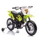 preview thumbnail 24 of 58, 12V Kids Ride-On Electric Motorcycle - Twist Grip Throttle, Training Wheels, Dirt Bike Design