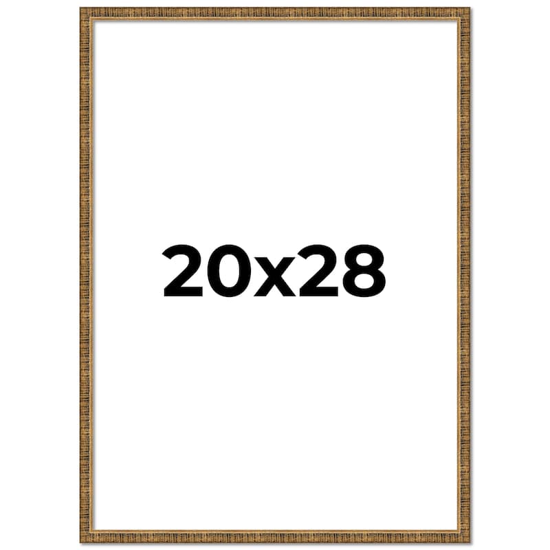 20x28 Frame Gold Kingsley Distressed Solid Wood Picture Frame Width