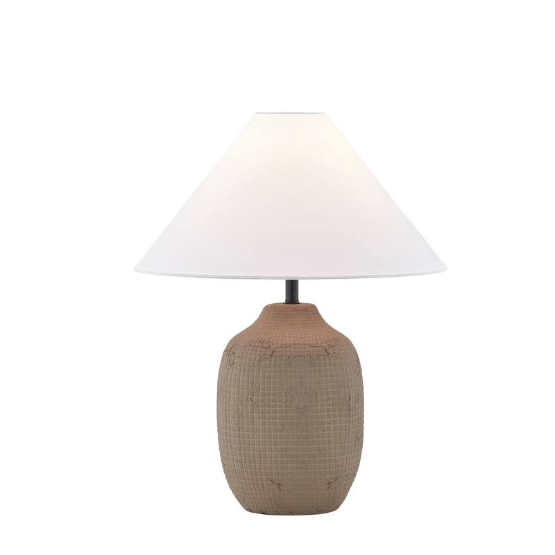 Hartford 23" Table Lamp with Linen Shade, Taupe