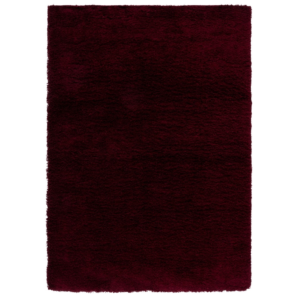 SAFAVIEH Laguna Shag Viroana Solid 2-inch Thick Rug