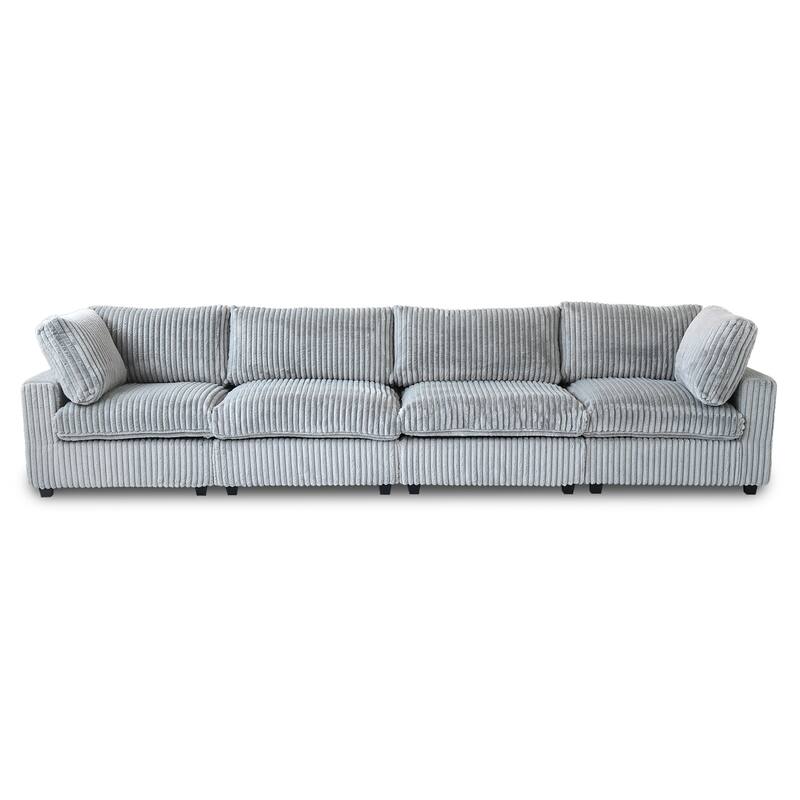 157.48" Oversized Cloud Couch, Modular Sectional Sofa Couch for Living Room