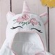 preview thumbnail 2 of 2, Style Quarters hooded towel-unicorn
