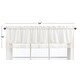 preview thumbnail 3 of 2, Boho Desert Sun Collection Window Curtain Valance - Ivory Beige Off White Cream Bohemian Tassles Fringe Macrame Cotton Neutral