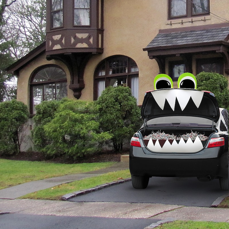 National Tree Company Halloween TRICKY TRUNKS Car Decoration Kit, Bright Eyes, 4-Piece Kit