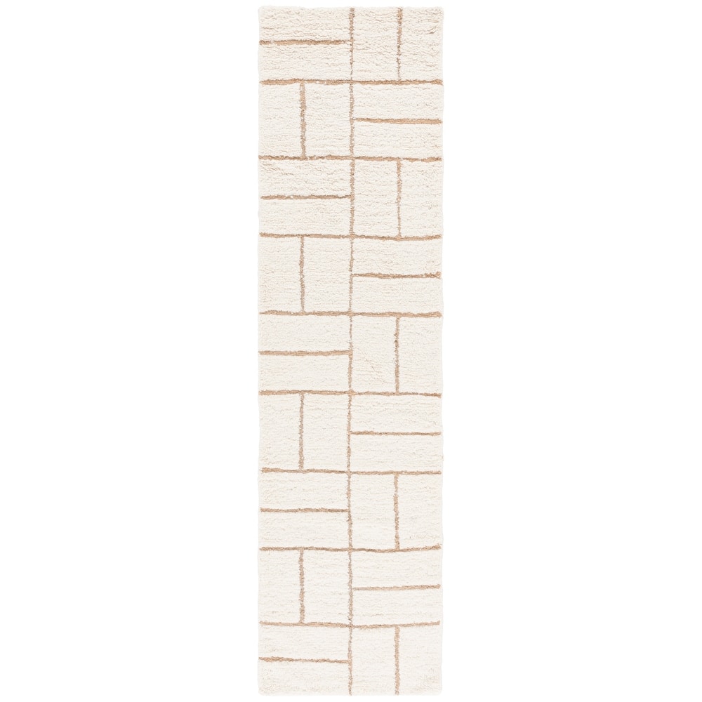 SAFAVIEH Hand-Woven Casablanca Deneen Shag Wool Rug