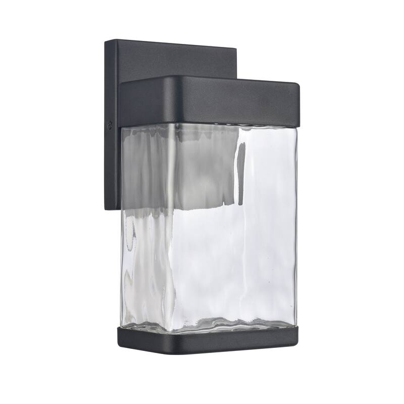 Elk Home Cornice 9.75'' High Integrated LED Outdoor Sconce - Charcoal Black