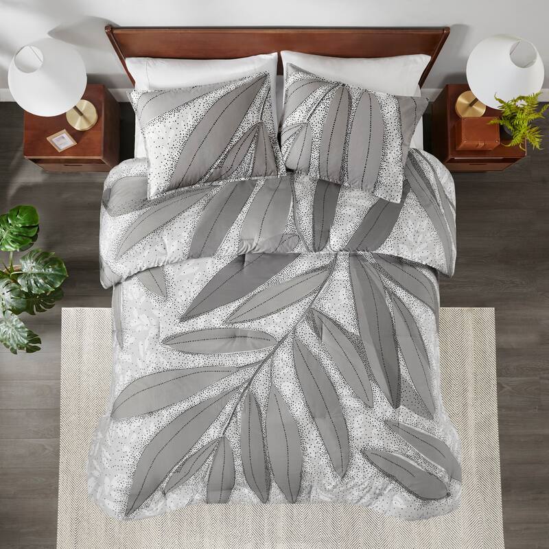 Intelligent Design Blaire Botanical Cotton Comforter Set