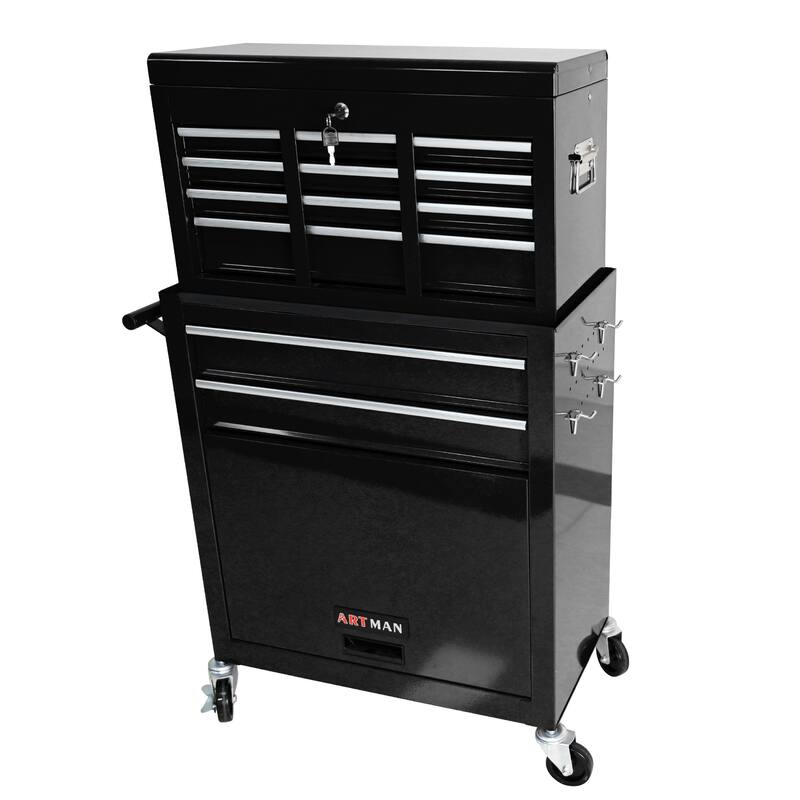 High Capacity Rolling Tool Chest with Wheels and 8 Drawers