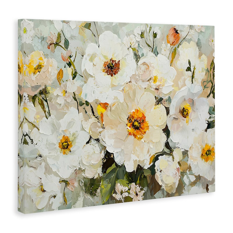 Stupell Porcelain Flowers Bundle Canvas Wall Art Design By Franklyn Gregory