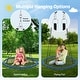 preview thumbnail 2 of 5, Trekassy 45'' 750lbs Spider Web Tree Swing for Kids Adults with Swivel, 2pcs Tree Hanging Straps