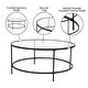 preview thumbnail 3 of 4, Astoria Collection Coffee and End Table - Set 3 Piece Occasional