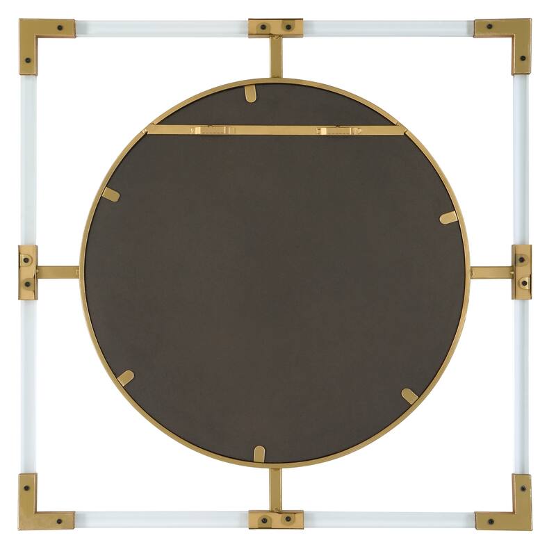 Uttermost Balkan Small Gold Mirror - 24"W X 24"H X 2"D