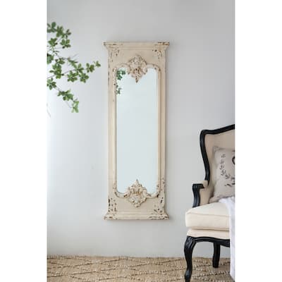 Full Length Mirror with Solid Wood Frame