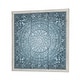 preview thumbnail 14 of 15, Blue Metal Scroll Home Wall Decor with Embossed Details
