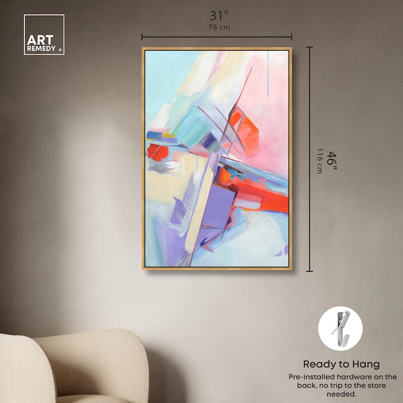 Give Joy II Canvas by Art Remedy