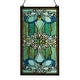preview thumbnail 1 of 12, River of Goods Brandi's Tiffany Style Stained Glass Green 26-inch Window Panel - 15"L x 0.25"W x 26"H Green/Brown/Blue