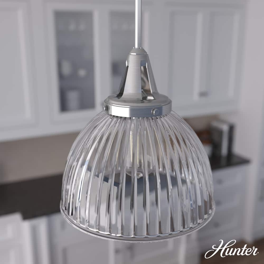 Hunter Cypress Grove 13" 1-Light Pendant - Island, Dining Room, Entry - Industrial, Transitional, Contemporary