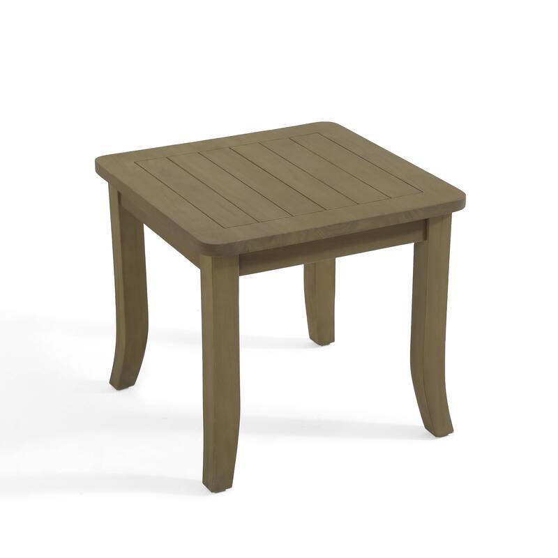 Patio Teak Wood Outdoor Square Side Table