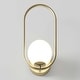 preview thumbnail 8 of 7, Artika Bloom Integrated LED Wall Sconce Light Gold