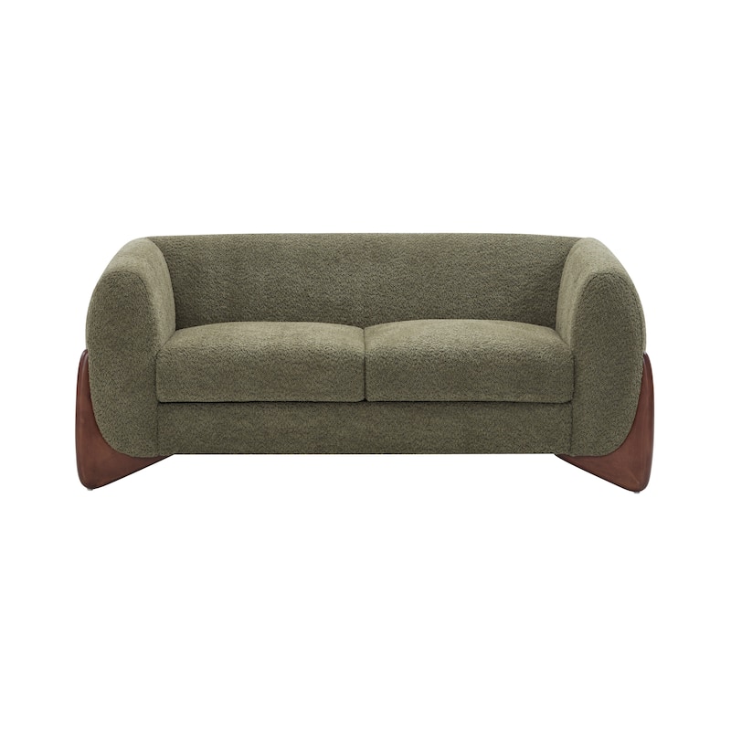 Arion Upholstered Boucle 2-Piece Living Room Sofa Set by Christopher Knight Home