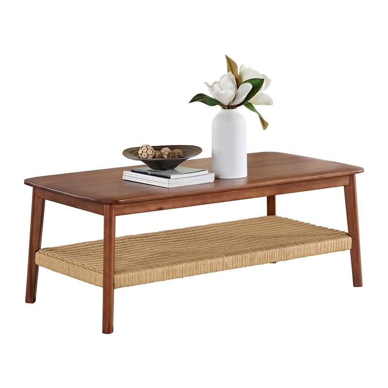 Calais Coffee Table, Warm Chestnut