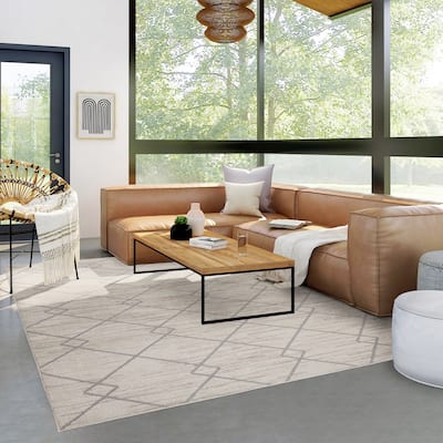Gertmenian Allure Polypropylene Thick Plush Dense 2" Shag Area Rug