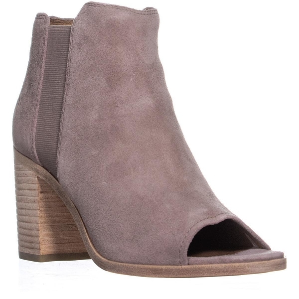 dusty rose ankle boots