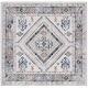preview thumbnail 6 of 28, SAFAVIEH Odyssey Vitalina Shabby Chic Oriental Rug 6'7" Square - Grey/Blue Gold - Square
