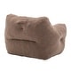 preview thumbnail 7 of 68, Bean Bag Sofa Chair with Armrests Stuffed High-Density Foam