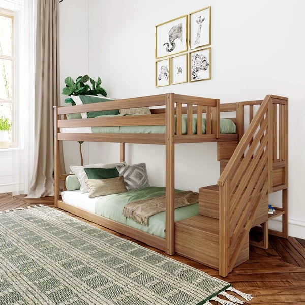 Low twin bunk beds clearance