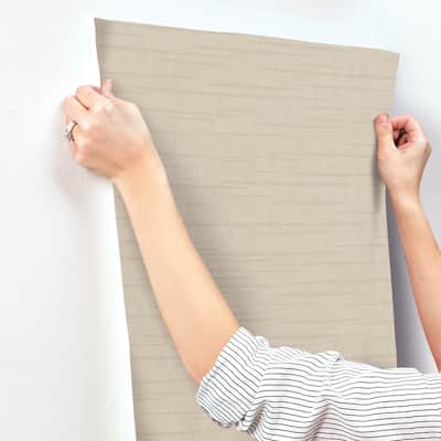 Glasgow Beige Pearl Non-Woven Unpasted Bohemian Tiger's Eye Wallpaper Covers about 60.75 sq. ft.