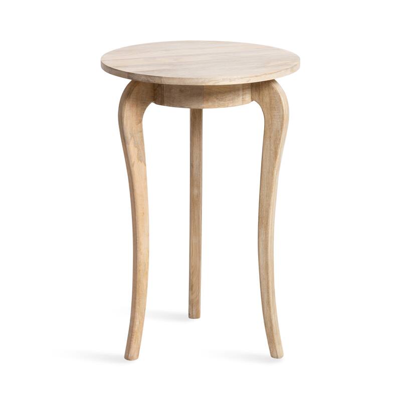 Kate and Laurel Mariona Round Side Table - 16x16x24 - Natural