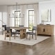 preview thumbnail 17 of 15, Steve Silver Aubrey 7pc Dining Set, Driftwood Brown Brown