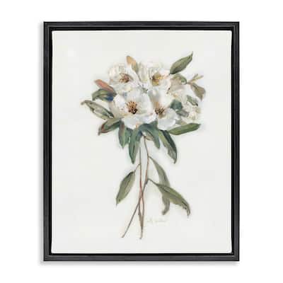 Stupell White Wildflower Bundle Framed Floater Canvas Wall Art Design By Sally Swatland