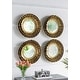 preview thumbnail 7 of 8, A&B Home Ashlyn Gold Round Mirror