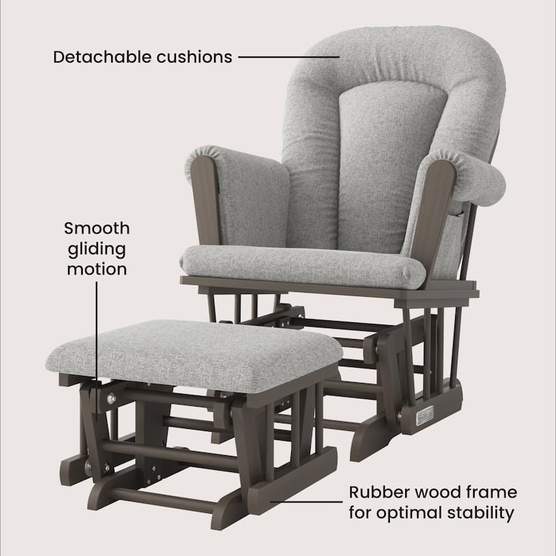 Child Craft Tranquil Glider Rocker and Ottoman Set
