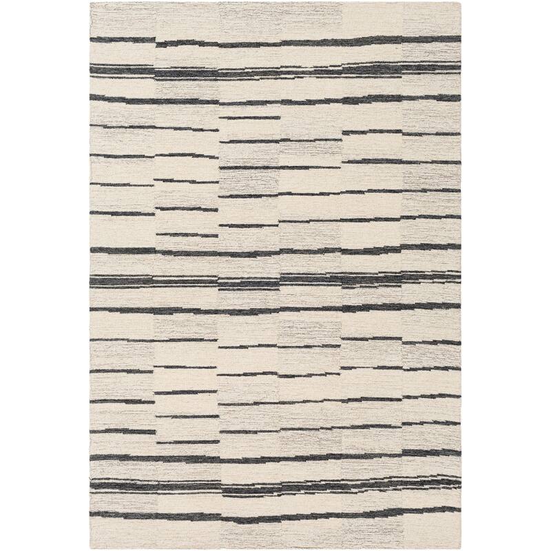 Livabliss Sierra Hand Tufted Geometric Wool Rug