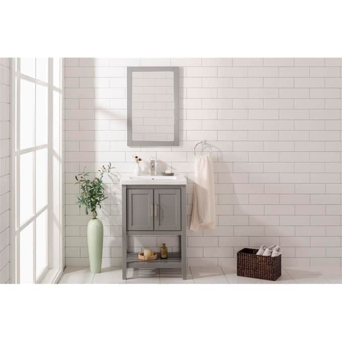 Legion Furniture 24" GRAY SINK VANITY WLF9024-G