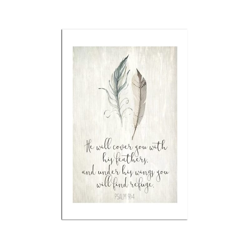 His Feathers I Fine Art Paper Print by Kimberly Allen - Multi