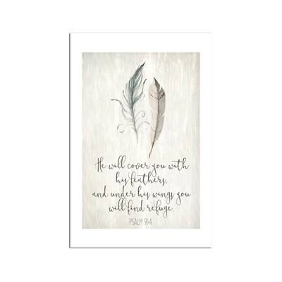 His Feathers I Fine Art Paper Print by Kimberly Allen - Multi