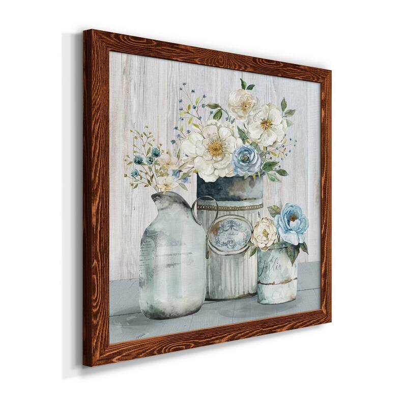 French Garden Flowers II-Premium Framed Canvas - Ready to Hang