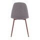 preview thumbnail 66 of 81, Pebble Mid-Century Modern Upholstered Accent / Dining Chair (Set of 2)