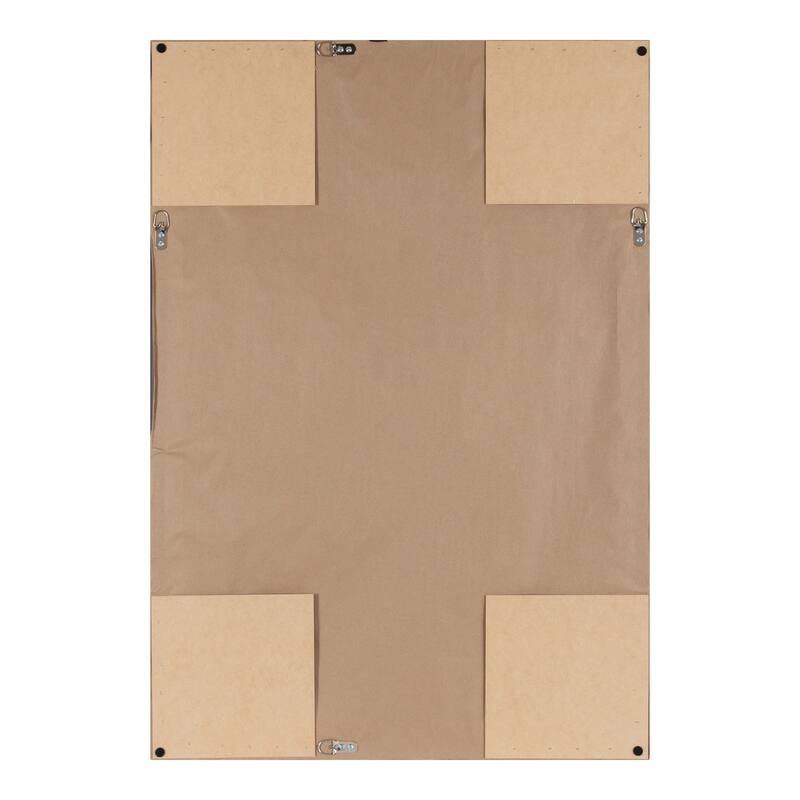 Kate and Laurel Scoop Framed Beveled Wall Mirror