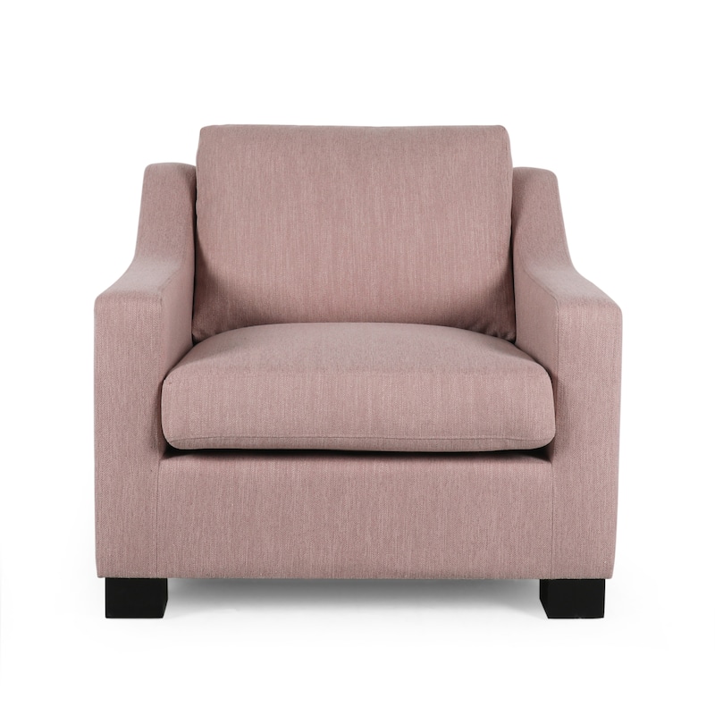 Halevy Contemporary Upholstered Club Chair by Christopher Knight Home