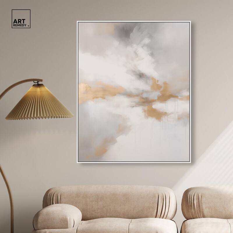 Fleeting Gold I Canvas by Art Remedy