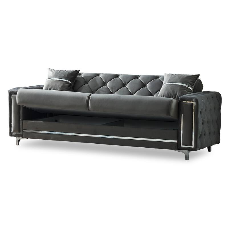 Belize 3-Pieces Comfortable Sleeper Modern One Sofa One Loveseat One Chair Living Room Set