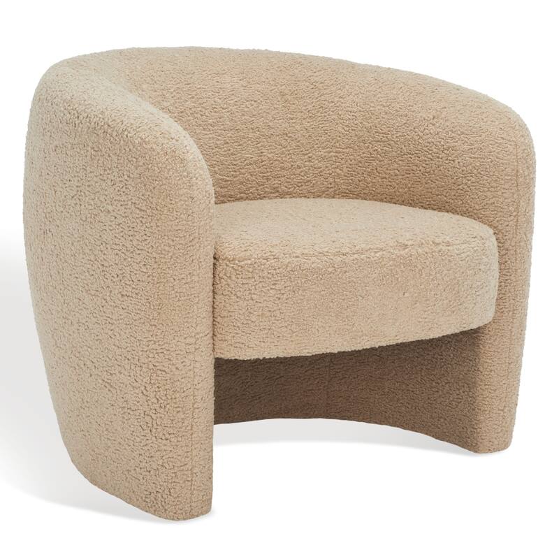 SAFAVIEH Couture Sangita Barrel Back Accent Chair - 35" W x 31" D x 30" H - 35Wx31Dx30H